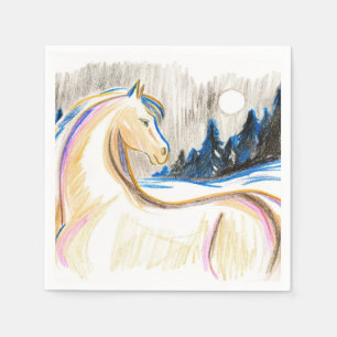 Horse of Mirage Napkins