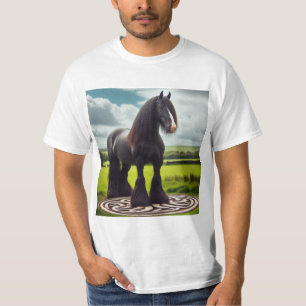 Horse on Celtic Knot T-Shirt