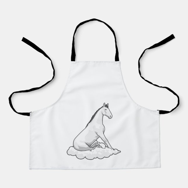 Horse on Cloud Apron (Front)
