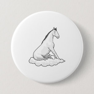 Horse on Cloud Button