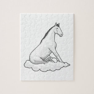 Horse on Cloud Jigsaw Puzzle