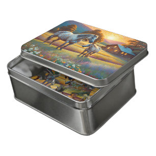 Horse on Farm Wildflower Meadow Jigsaw Puzzle