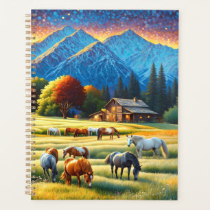 Horse on Farm Wildflower Meadow Planner