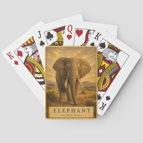 Horse Open Grasslands VINTAGE Poker Cards