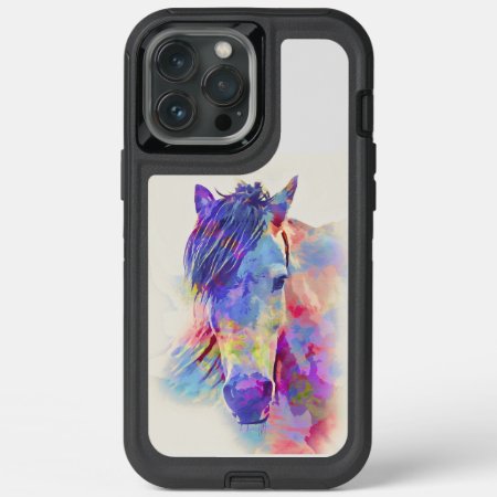 Horse Otterbox Iphone 13 Pro Max Defender Case