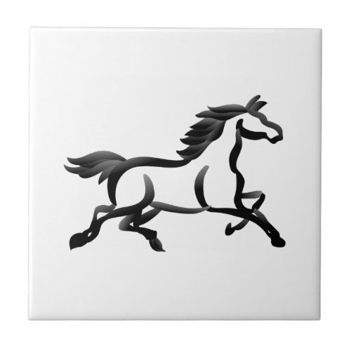 Horse Outline Tile