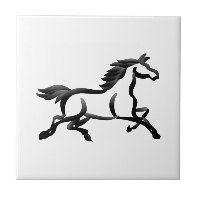 Horse Outline Tile (Front)