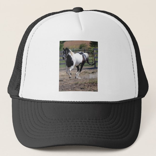 Horse/Paint Pinto Trucker Hat (Front)