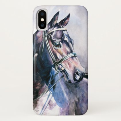 Horse Painting iPhone X Case
