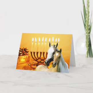 Horse Pals Chanukah Card