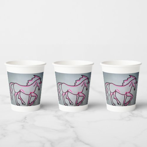 Horse  paper cups