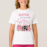 Horse Party Sister of the Birthday Girl Cowgirl T-Shirt<br><div class="desc">Celebrate birthday with this special t-shirt,  special and personalized design</div>