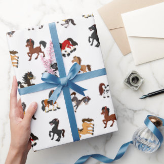 Horse Party Wrapping Paper