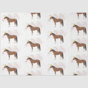 Horse Partying Farm Animals Having a Party Tissue Paper