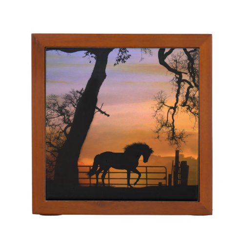 Horse Pen and Pencil Holder Desk Organizer