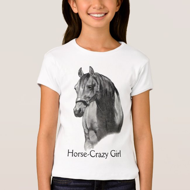 HORSE: PENCIL: HORSE-CRAZY: GIRL
