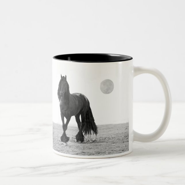 Horse perfect Two-Tone coffee mug (Right)