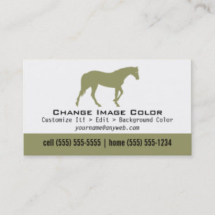 Horse - Personal Business Card