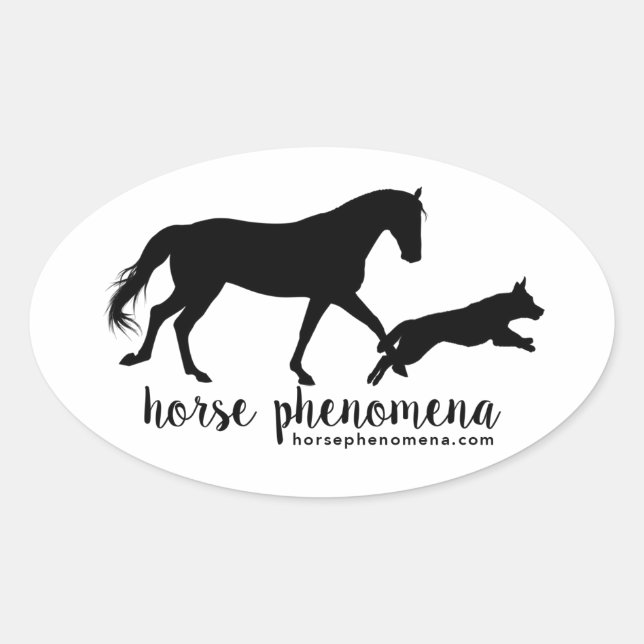 Horse Phenomena Logo Sticker (Front)