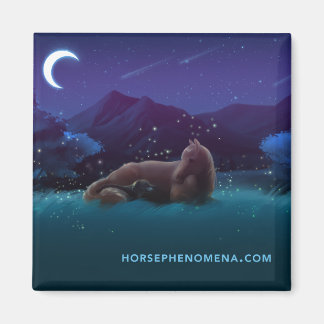 Horse Phenomena Night Magnet
