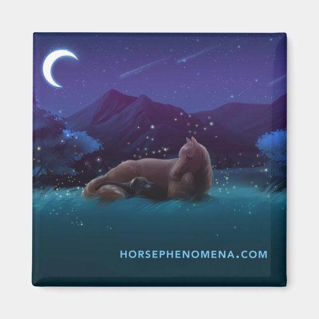 Horse Phenomena Night Magnet (Front)