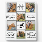 Horse Photo Collage- Pet Loss Memorial Horse Photo