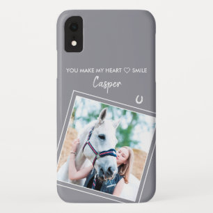 Horse Photo Custom Equestrian iPhone XR Case