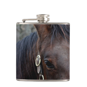 Horse photo flask