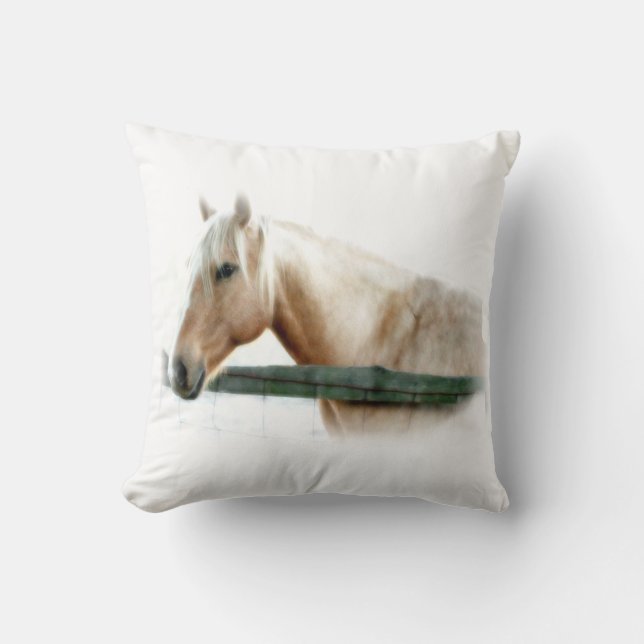 Horse Photograph Throw Pillows (Front)