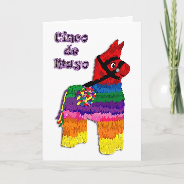 Horse Pinata Cinco de Mayo Invitation (Front)