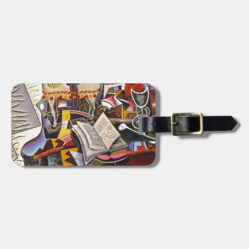Horse Pipe Red Flower by Joan Miro Luggage Tag