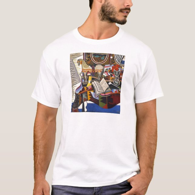 Horse Pipe Red Flower by Joan Miro T-Shirt (Front)