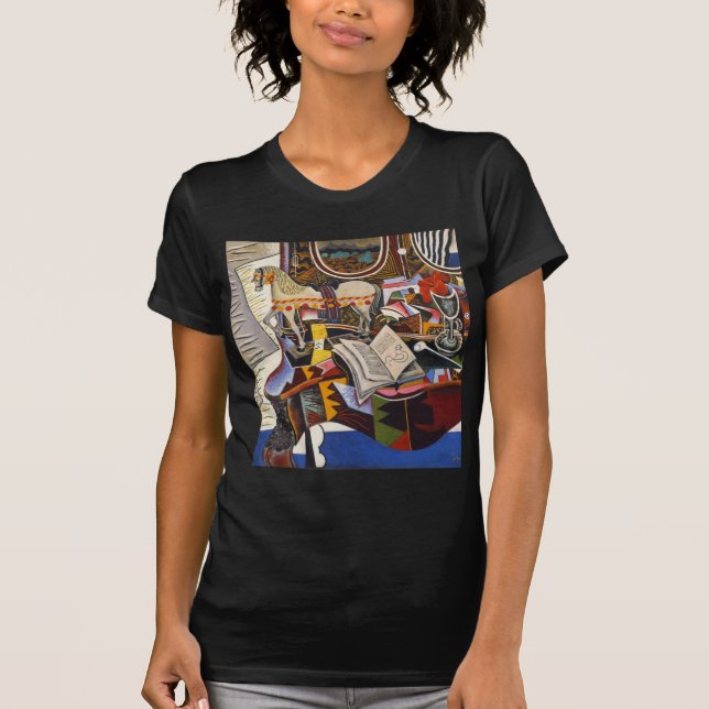 Horse Pipe Red Flower by Joan Miro T-Shirt (Front)