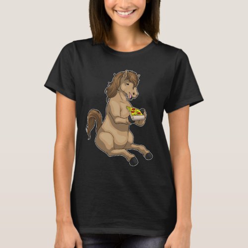 Horse Pizza T_Shirt