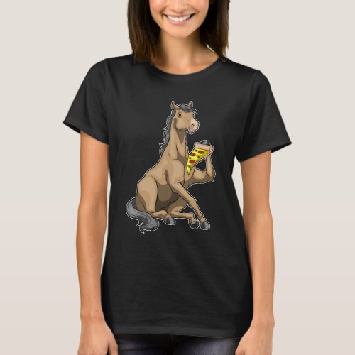 Horse Pizza T_Shirt