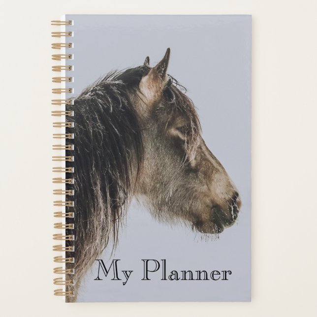 Horse Planner - Winter Theme (Front)