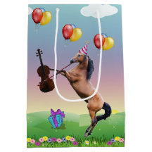 Horse Playing The Violin Birthday 