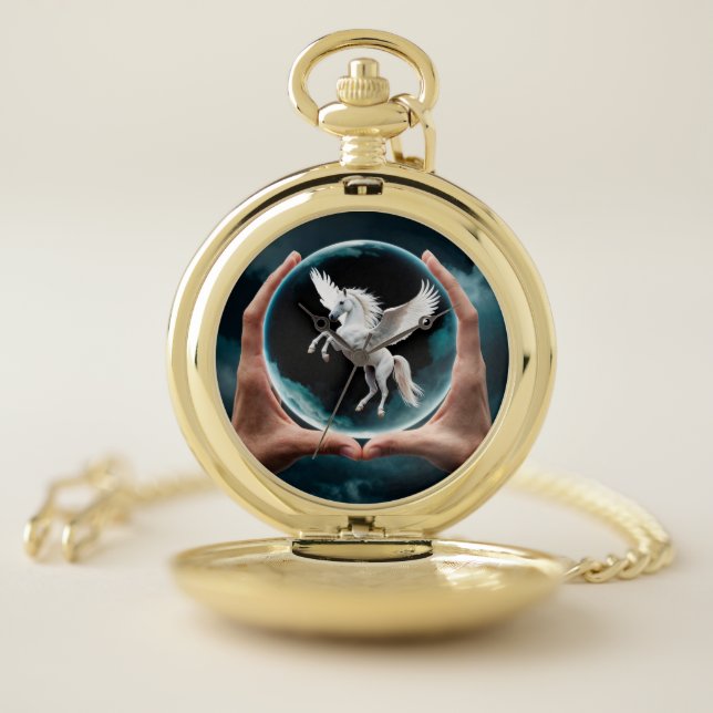 Horse  pocket watch (Inside)