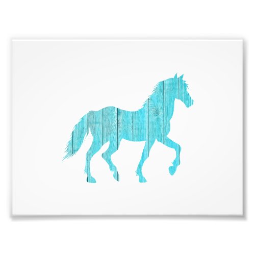horse pony  animal  stallion  mustang  silhouette photo print
