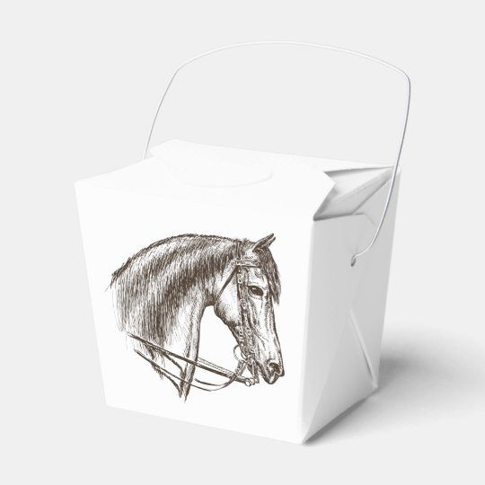 Horse Pony Western Country Equestrian Farm Party Favor Box Zazzle