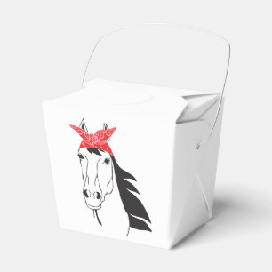 Horse Pony Western Country Equestrian Farm Party Favor Boxes