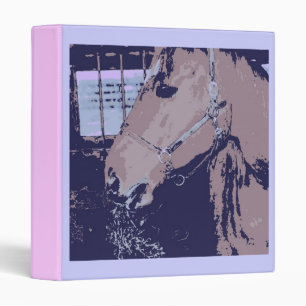 Horse Pop Art Binder