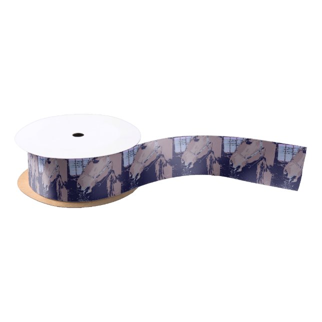 Horse Pop Art Satin Ribbon (Spool)