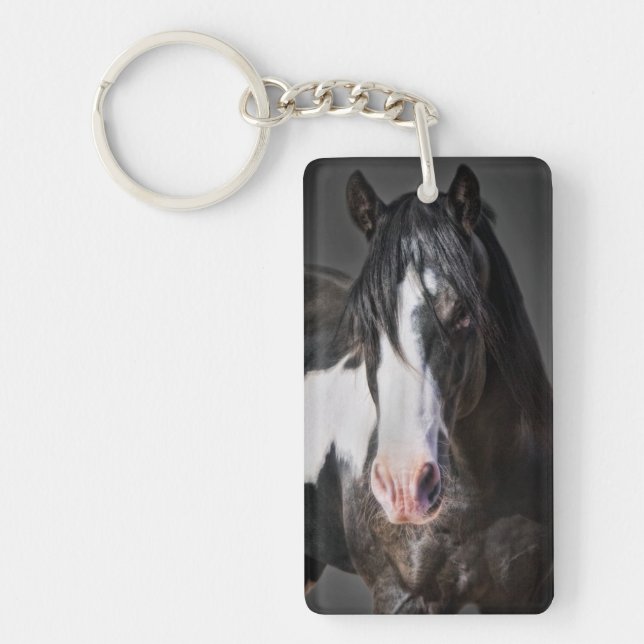 Horse Portrait II Keychain (Front)
