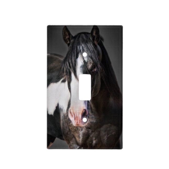 Horse Portrait II Light Switch Cover (Front)