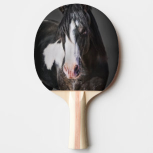 Horse Portrait II Ping-Pong Paddle