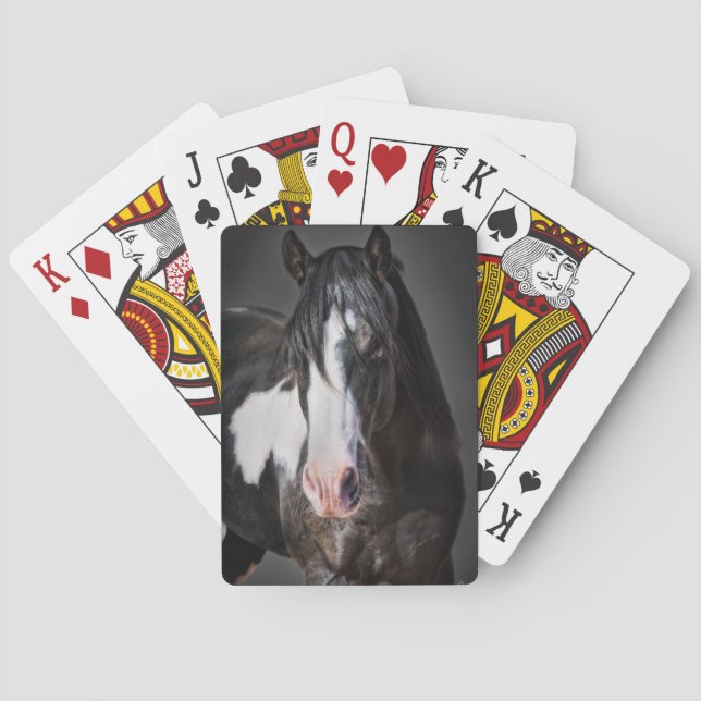 Horse Portrait II Poker Cards (Back)