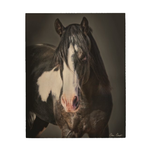 Horse Portrait II Wood Wall Decor (Front)