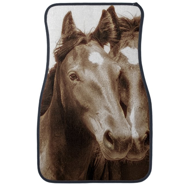 Horse Portrait III Car Mat (Front)
