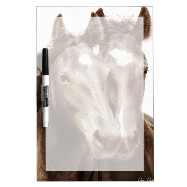 Horse Portrait III Dry Erase Board (Front)